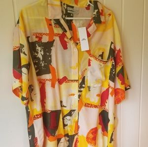 Fun men's short sleeve shirt